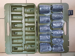 Набор головок для ручного гайковерта 1", 11 шт.